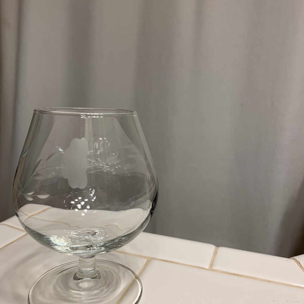 Princess House Heritage Snifter Glasses